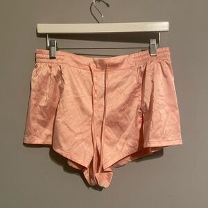 Savage X Fenty Pink Satin Sleep Shorts‎ - Size medium